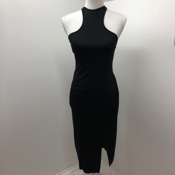 Clayton Dresses & Skirts - Clayton Rashida Black Soft Raceback Dress Size L